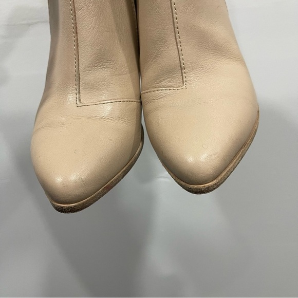 Eileen Fisher Trail Leather Ankle Bootie Size 5 Classic Neutral - Picture 9 of 13